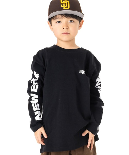 NEW ERA(ニューエラ)の「ニューエラキッズ 長袖Tシャツ 袖ロゴ ONSPOTZ別注(Tシャツ/カットソー・キッズ・ブラック/ホワイト/ネイビー/ダークグリーン・140/160/130/150)」の20枚目の写真
