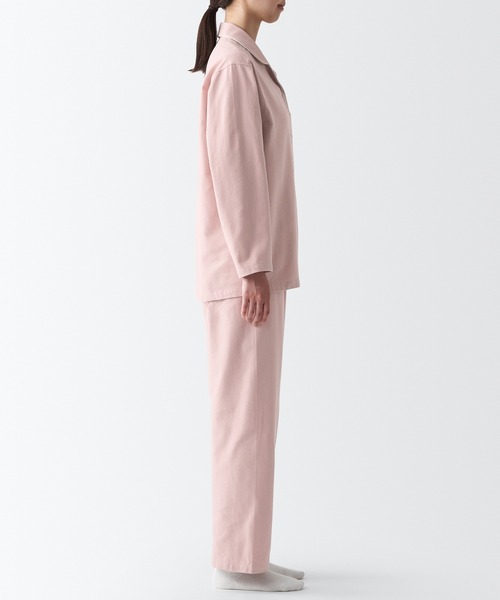 無印良品（ムジルシリョウヒン）の「脇に縫い目のない　フランネルパジャマ（ルームウェア/パジャマ・レディース・ピンク系1/グリーン系5/ネイビー系/アイボリー/イエロー系6/ピンク・XXL/S/XS/XL/M/L）」の18枚目の写真