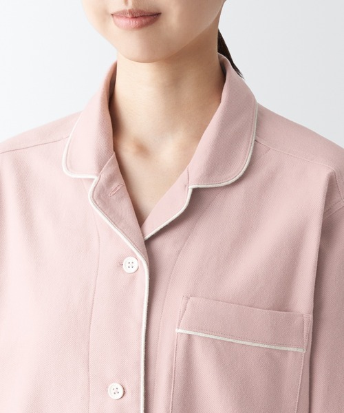 無印良品（ムジルシリョウヒン）の「脇に縫い目のない　フランネルパジャマ（ルームウェア/パジャマ・レディース・ピンク系1/グリーン系5/ネイビー系/アイボリー/イエロー系6/ピンク・XXL/S/XS/XL/M/L）」の20枚目の写真