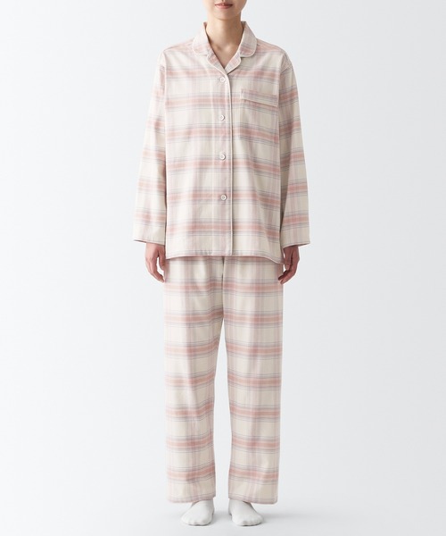 【新品2着SET】無印良品フランネルパジャマS-Mサイズ Amazon | 無印良品 婦人 脇に縫い目のない フランネルパジャマ