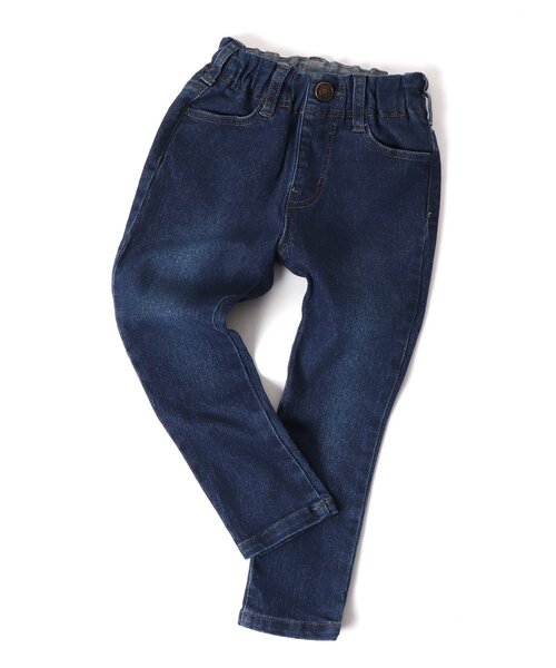 BREEZE(ブリーズ)の「【ユニセックス・17色展開】らくらくスキニーパンツ(その他パンツ・キッズ・グリーン/ライム/ライトグレー/ブラック/ピンク/ラベンダー/ネイビー/サックスブルー/オレンジ/オフホワイト/インディゴブルー/ベージュ/ブルー/ブラウン/パープル/チェック/カーキ・100/140/110/130/90/120/150)」の9枚目の写真