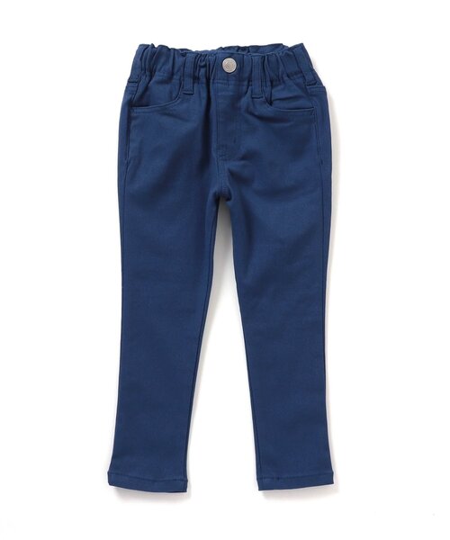 BREEZE(ブリーズ)の「【ユニセックス・17色展開】らくらくスキニーパンツ(その他パンツ・キッズ・グリーン/ライム/ライトグレー/ブラック/ピンク/ラベンダー/ネイビー/サックスブルー/オレンジ/オフホワイト/インディゴブルー/ベージュ/ブルー/ブラウン/パープル/チェック/カーキ・100/140/110/130/90/120/150)」の12枚目の写真