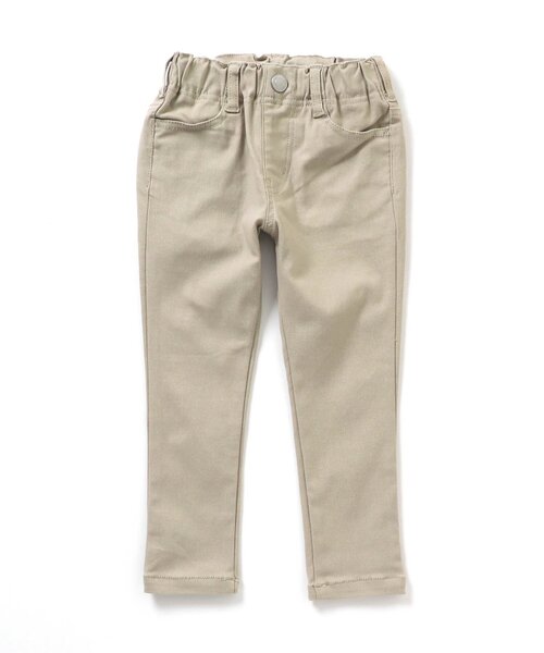 BREEZE(ブリーズ)の「【ユニセックス・17色展開】らくらくスキニーパンツ(その他パンツ・キッズ・グリーン/ライム/ライトグレー/ブラック/ピンク/ラベンダー/ネイビー/サックスブルー/オレンジ/オフホワイト/インディゴブルー/ベージュ/ブルー/ブラウン/パープル/チェック/カーキ・100/140/110/130/90/120/150)」の19枚目の写真