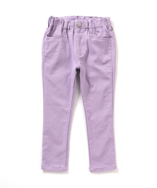 BREEZE(ブリーズ)の「【ユニセックス・17色展開】らくらくスキニーパンツ(その他パンツ・キッズ・グリーン/ライム/ライトグレー/ブラック/ピンク/ラベンダー/ネイビー/サックスブルー/オレンジ/オフホワイト/インディゴブルー/ベージュ/ブルー/ブラウン/パープル/チェック/カーキ・100/140/110/130/90/120/150)」の18枚目の写真