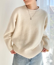LOWRYS FARM | ラメＢＩＧプルオーバーＬＳ  970699(ニット/セーター)