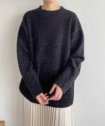 LOWRYS FARM | ラメＢＩＧプルオーバーＬＳ  970699(ニット/セーター)