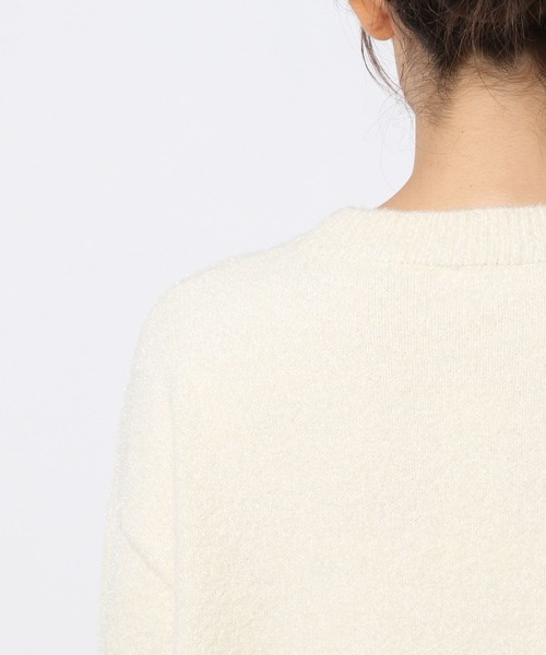 LOWRYS FARM（ローリーズファーム）の「ラメＢＩＧプルオーバーＬＳ  970699（ニット/セーター・レディース・グリーン/アイボリー/ブラック/グレー・FREE）」の20枚目の写真