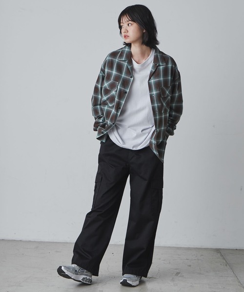 THE STANDARD（ザスタンダード）の「WEGO/オンブレーチェックシャツ（シャツ/ブラウス・メンズ・ブラック系その他2/グリーン系その他2・MEDIUM/LARGE）」の13枚目の写真