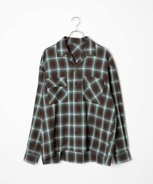 THE STANDARD（ザスタンダード）の「WEGO/オンブレーチェックシャツ（シャツ/ブラウス・メンズ・ブラック系その他2/グリーン系その他2・MEDIUM/LARGE）」の15枚目の写真
