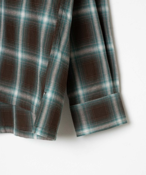 THE STANDARD（ザスタンダード）の「WEGO/オンブレーチェックシャツ（シャツ/ブラウス・メンズ・ブラック系その他2/グリーン系その他2・MEDIUM/LARGE）」の21枚目の写真