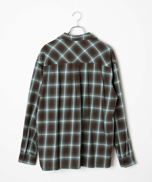 THE STANDARD（ザスタンダード）の「WEGO/オンブレーチェックシャツ（シャツ/ブラウス・メンズ・ブラック系その他2/グリーン系その他2・MEDIUM/LARGE）」の16枚目の写真
