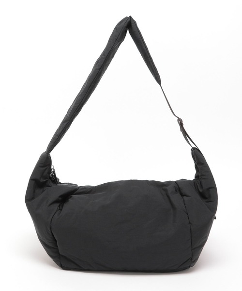 niko and...（ニコアンド）の「オリジナルBIGパフショルダーバッグ（ショルダーバッグ・レディース・ブラック/イエロー×ブラック/パープル・0）」の9枚目の写真