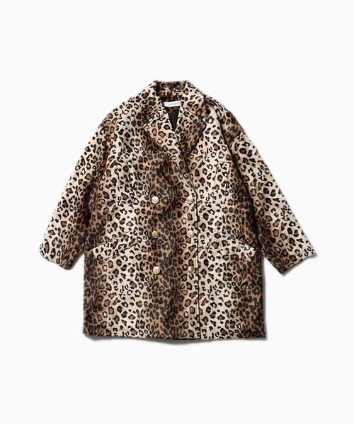 PROVOKE (プロヴォーク)の「▲PROVOKE/プロヴォーク animal pattern Pcoat ピーコート(ピーコート・レディース・レオパード/ゼブラ・FREE)」の20枚目の写真