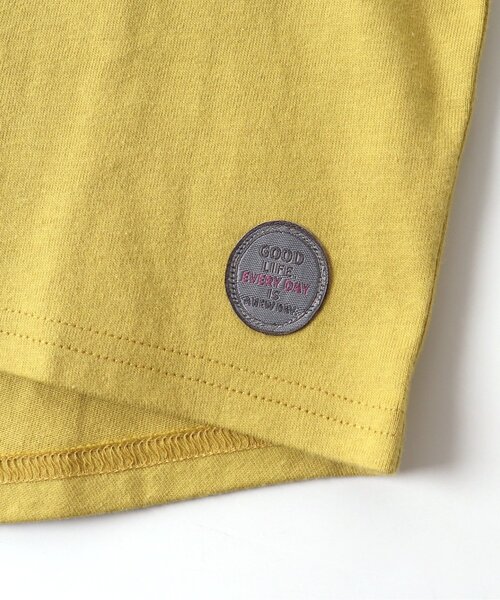 BREEZE（ブリーズ）の「【WEB限定・14色展開】無地/ボーダーTシャツ（Tシャツ/カットソー・キッズ・サックスブルー/キャメル/その他12/イエロー/ピンク/ブラック/オフホワイト/ベージュ/その他13/ブルー/マスタード/グリーン/その他11/チャコール・130/140/110/90/150/120/100）」の18枚目の写真