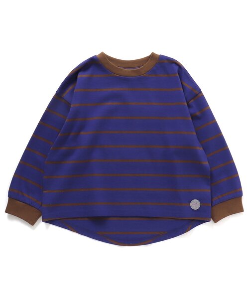 BREEZE（ブリーズ）の「【WEB限定・14色展開】無地/ボーダーTシャツ（Tシャツ/カットソー・キッズ・サックスブルー/キャメル/その他12/イエロー/ピンク/ブラック/オフホワイト/ベージュ/その他13/ブルー/マスタード/グリーン/その他11/チャコール・130/140/110/90/150/120/100）」の20枚目の写真