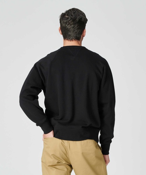 BACK NUMBER（バックナンバー）の「【BACK NUMBER】「15オンス」ヘビー裏毛クルースウェット（スウェット・メンズ・ブラック/ライトグレー/ネイビー/オリーブ/ダークグレー・S/M/L/XL）」の14枚目の写真