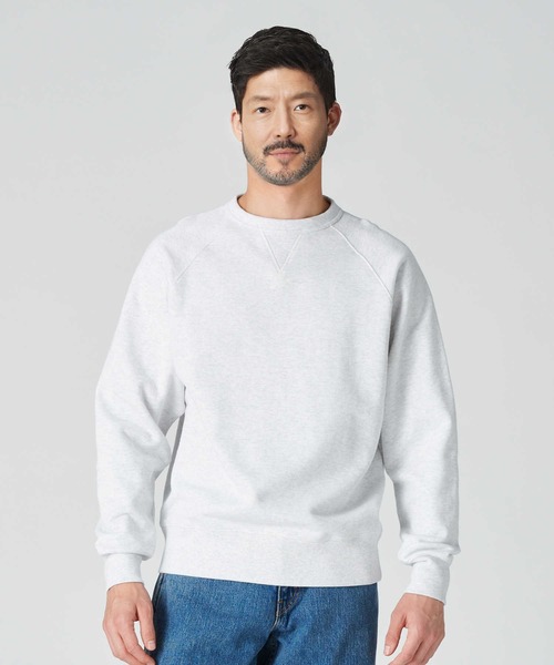 BACK NUMBER（バックナンバー）の「【BACK NUMBER】「15オンス」ヘビー裏毛クルースウェット（スウェット・メンズ・ブラック/ライトグレー/ネイビー/オリーブ/ダークグレー・S/M/L/XL）」の16枚目の写真