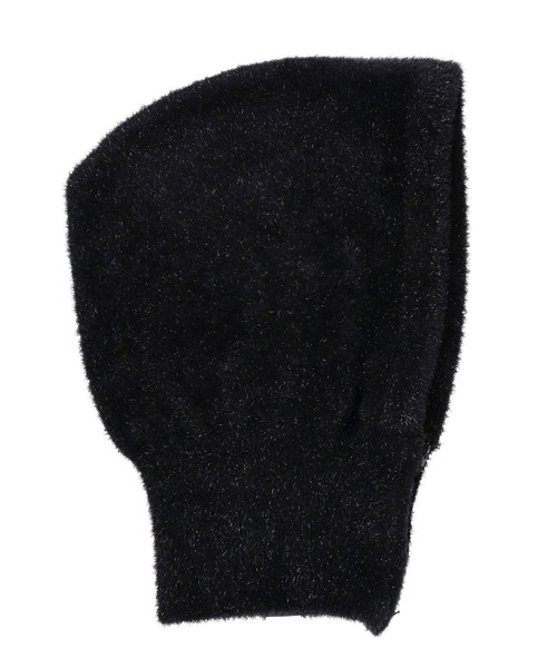 X-girl（エックスガール）の「GLITTER BALACLAVA（ニットキャップ/ビーニー・レディース・グレー/ブラック/ライトパープル・ONE SIZE）」の5枚目の写真