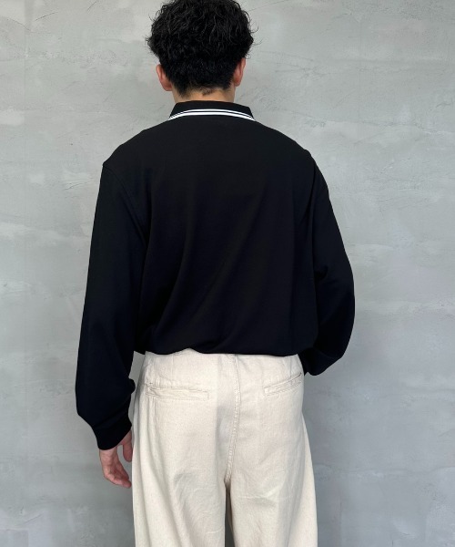 11月4日まで！FRED PERRY  ロングスリーブポロシャツ WEB限定】[FRED PERRY/フレッドペリー] ツインティップライン