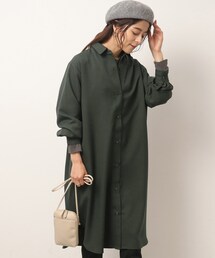 SHOO・LA・RUE | 大人きれいな ルーズシャツワンピース(ワンピース)