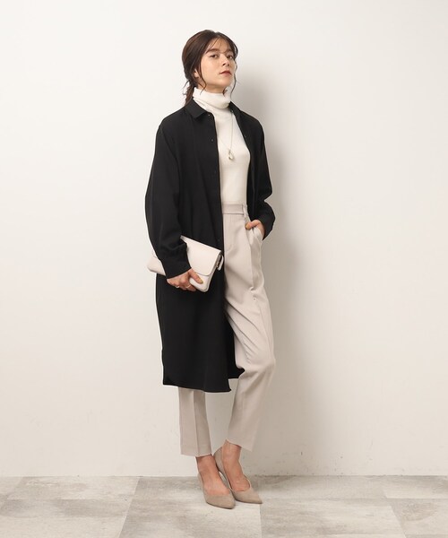 SHOO・LA・RUE（シューラルー）の「◆大人きれいな ルーズシャツワンピース（ワンピース・レディース・ブラック/ダークグリーン/ブラウン系その他・04/02/03）」の7枚目の写真