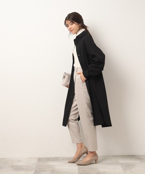 SHOO・LA・RUE（シューラルー）の「◆大人きれいな ルーズシャツワンピース（ワンピース・レディース・ブラック/ダークグリーン/ブラウン系その他・04/02/03）」の8枚目の写真