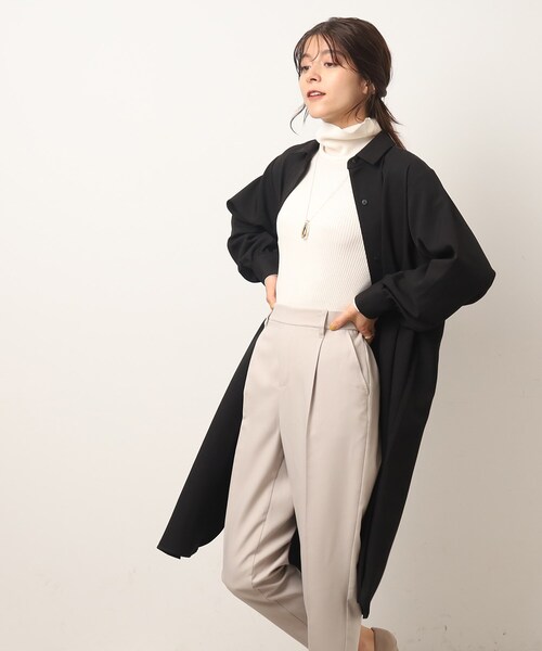 SHOO・LA・RUE（シューラルー）の「◆大人きれいな ルーズシャツワンピース（ワンピース・レディース・ブラック/ダークグリーン/ブラウン系その他・04/02/03）」の13枚目の写真