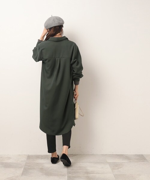 SHOO・LA・RUE（シューラルー）の「◆大人きれいな ルーズシャツワンピース（ワンピース・レディース・ブラック/ダークグリーン/ブラウン系その他・04/02/03）」の16枚目の写真