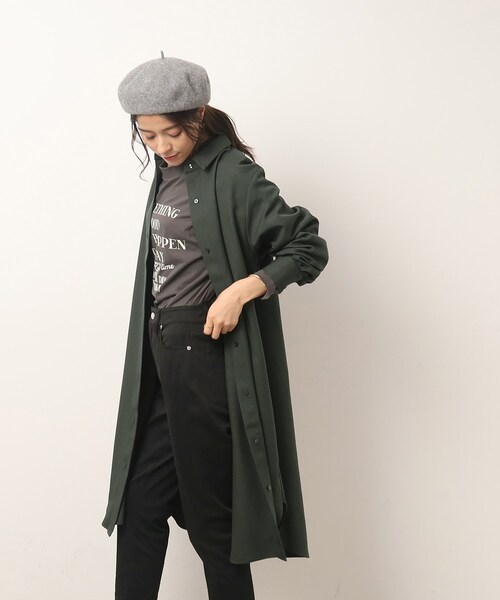 SHOO・LA・RUE（シューラルー）の「◆大人きれいな ルーズシャツワンピース（ワンピース・レディース・ブラック/ダークグリーン/ブラウン系その他・04/02/03）」の19枚目の写真