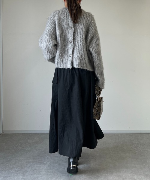 un dix cors(アンディコール)の「《WEB限定》サイドポケットフレアスカート(スカート・レディース・グリーン/ベージュ/ブラック・FREE)」の16枚目の写真