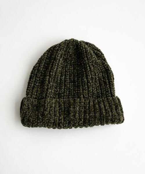 WEGO（ウィゴー）の「WEGO/チャンキーニットキャップ（ニットキャップ/ビーニー・レディース・その他1/ブラウン/カーキ/オフホワイト・FREE）」の9枚目の写真