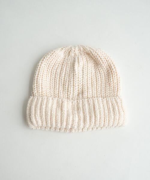 WEGO（ウィゴー）の「WEGO/チャンキーニットキャップ（ニットキャップ/ビーニー・レディース・その他1/ブラウン/カーキ/オフホワイト・FREE）」の7枚目の写真