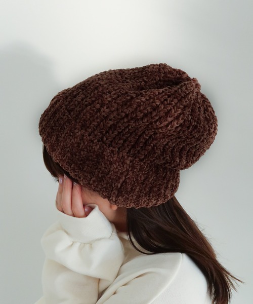 WEGO（ウィゴー）の「WEGO/チャンキーニットキャップ（ニットキャップ/ビーニー・レディース・その他1/ブラウン/カーキ/オフホワイト・FREE）」の13枚目の写真