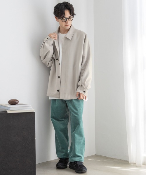 LOWRYS FARM(ローリーズファーム)の「コーデュロイワイドパンツ 974943(スラックス・メンズ・ブラック/グリーン/アイボリー・MEDIUM/LARGE)」の7枚目の写真