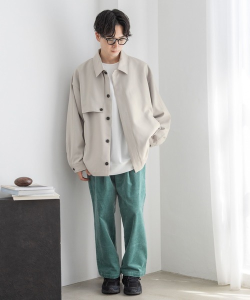 LOWRYS FARM(ローリーズファーム)の「コーデュロイワイドパンツ 974943(スラックス・メンズ・ブラック/グリーン/アイボリー・MEDIUM/LARGE)」の8枚目の写真