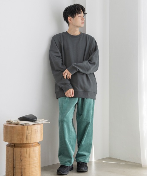 LOWRYS FARM(ローリーズファーム)の「コーデュロイワイドパンツ 974943(スラックス・メンズ・ブラック/グリーン/アイボリー・MEDIUM/LARGE)」の10枚目の写真