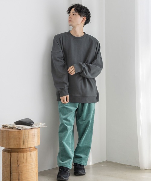 LOWRYS FARM(ローリーズファーム)の「コーデュロイワイドパンツ 974943(スラックス・メンズ・ブラック/グリーン/アイボリー・MEDIUM/LARGE)」の12枚目の写真