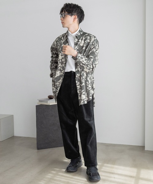 LOWRYS FARM(ローリーズファーム)の「コーデュロイワイドパンツ 974943(スラックス・メンズ・ブラック/グリーン/アイボリー・MEDIUM/LARGE)」の17枚目の写真