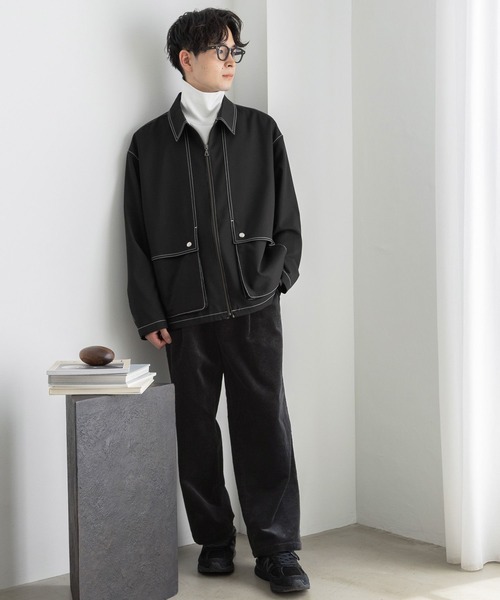 LOWRYS FARM(ローリーズファーム)の「コーデュロイワイドパンツ 974943(スラックス・メンズ・ブラック/グリーン/アイボリー・MEDIUM/LARGE)」の19枚目の写真