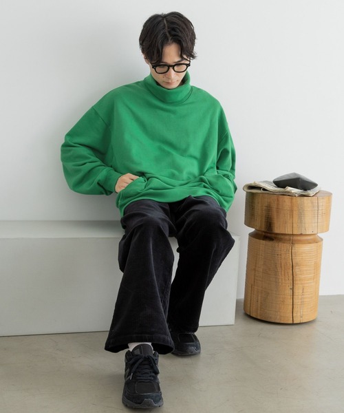 LOWRYS FARM(ローリーズファーム)の「コーデュロイワイドパンツ 974943(スラックス・メンズ・ブラック/グリーン/アイボリー・MEDIUM/LARGE)」の21枚目の写真