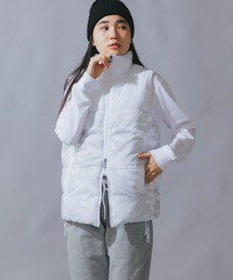 1PIU1UGUALE3 RELAX/ウノピゥウノウグァーレトレ リラックス 1piu camo/paisley vest ダウンベスト