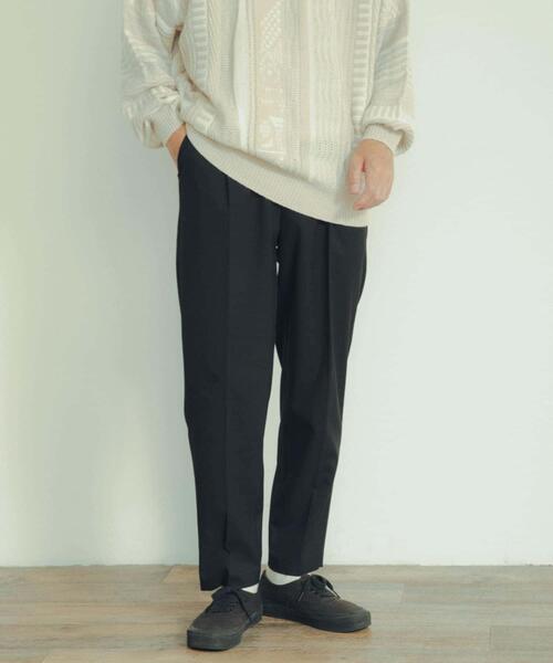 ITEMS URBANRESEARCH（アイテムズ アーバンリサーチ）の「吸湿発熱 TRストレッチ起毛パンツ（その他パンツ・メンズ・ネイビー/チャコールグレー/モカ/ブラック・LARGE/MEDIUM）」の9枚目の写真