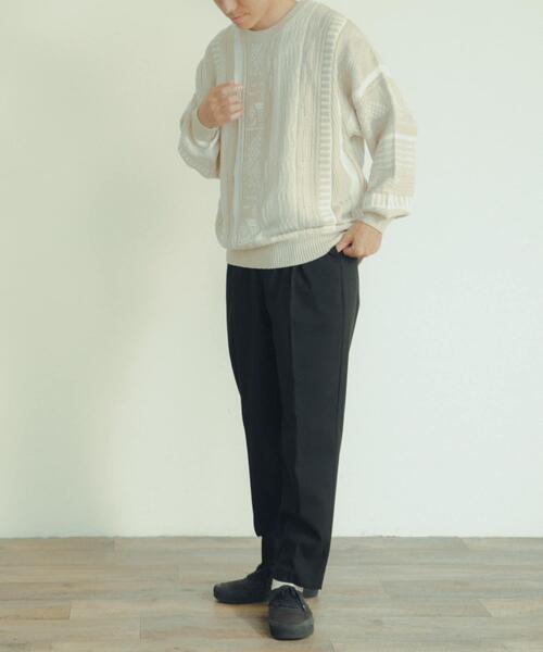 ITEMS URBANRESEARCH（アイテムズ アーバンリサーチ）の「吸湿発熱 TRストレッチ起毛パンツ（その他パンツ・メンズ・ネイビー/チャコールグレー/モカ/ブラック・LARGE/MEDIUM）」の13枚目の写真