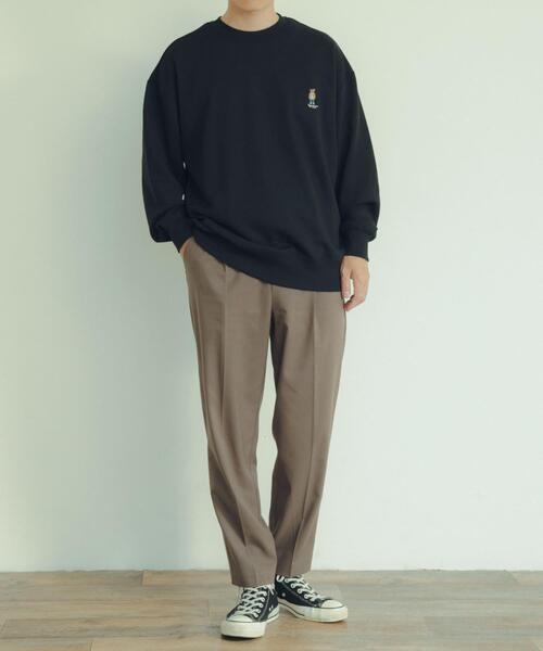 ITEMS URBANRESEARCH（アイテムズ アーバンリサーチ）の「吸湿発熱 TRストレッチ起毛パンツ（その他パンツ・メンズ・ネイビー/チャコールグレー/モカ/ブラック・LARGE/MEDIUM）」の21枚目の写真