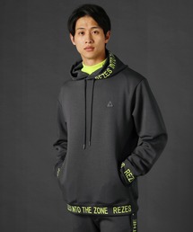 REZES（レジェス）の「ストレッチポンチ長袖プルオーバーパーカー（パーカー）」