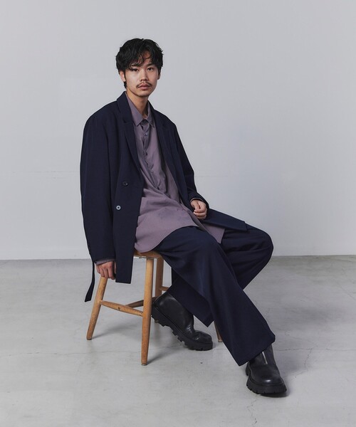 tk.TAKEO KIKUCHI(ティーケータケオキクチ)の「◆K’ Project by あゆた OTOKOMAEスラックス(スラックス・メンズ・ブルー系その他/ダークブラウン/ブラック・02/03)」の18枚目の写真