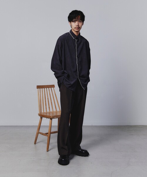 tk.TAKEO KIKUCHI(ティーケータケオキクチ)の「◆K’ Project by あゆた OTOKOMAEスラックス(スラックス・メンズ・ブルー系その他/ダークブラウン/ブラック・02/03)」の22枚目の写真