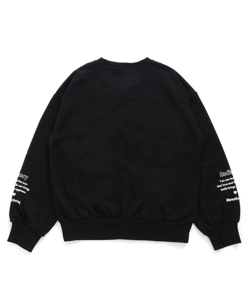 algy(アルジー)の「PVCパッチフレーク入りトレーナー(スウェット・キッズ・オフホワイト/ブラック/サックスブルー・X-SMALL/SMALL/XX-SMALL/MEDIUM)」の9枚目の写真