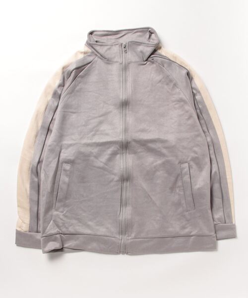 Burner（バーナー）の「【OKUOKU　0909】オーバーシルエット　トラックジャケット oku-tops-731053094789-59 U（ジャージ・メンズ・アイボリー/グレー/ブラック・XX-LARGE/L/X-LARGE）」の5枚目の写真