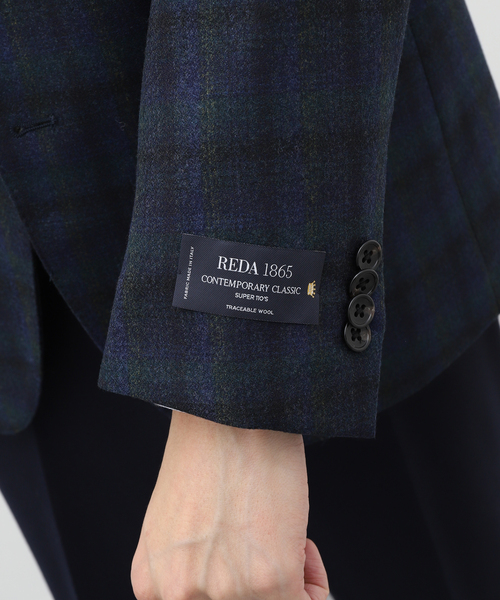 セール】REDA タータンチェックジャケット（テーラード